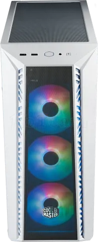Photo de Boitier Moyen Tour E-ATX Cooler Master MasterBox MB520 Mesh RGB avec panneau vitré (Blanc)