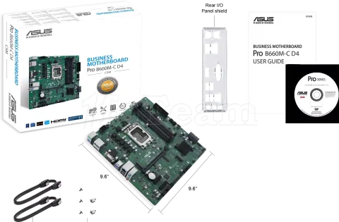 Photo de Carte Mère Asus Pro B660M-C D4-CSM (Intel LGA 1700) Micro ATX