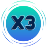 Lot de 3 unités Logo_Triple_Pack