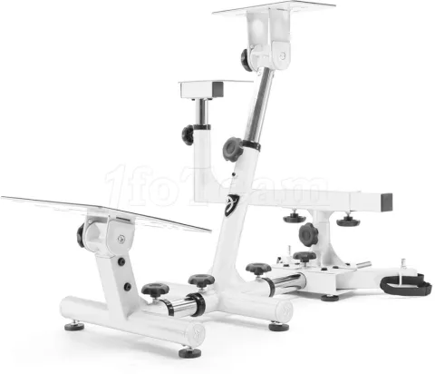 Photo de Accessoire support pour volant, pédalier et levier de vitesse Arozzi Velocita (Blanc)
