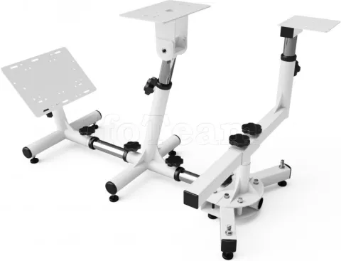 Photo de Accessoire support pour volant, pédalier et levier de vitesse Arozzi Velocita (Blanc)