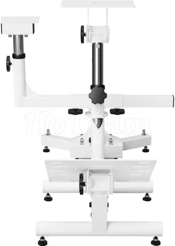 Photo de Accessoire support pour volant, pédalier et levier de vitesse Arozzi Velocita (Blanc)