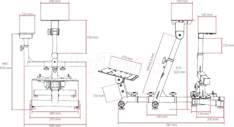 Photo de Accessoire support pour volant, pédalier et levier de vitesse Arozzi Velocita (Noir)