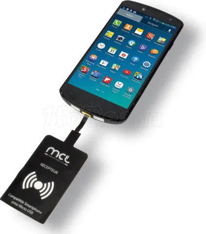 Photo de Adaptateur a induction MCL Samar pour Smartphone (prise micro-USB)