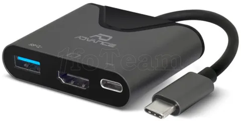 Photo de Adaptateur Advance USB 3.1 Type C vers HDMI + Type C + USB