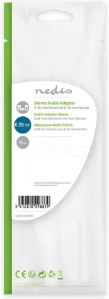 Photo de Adaptateur Audio Nedis Jack 6,35mm F/F