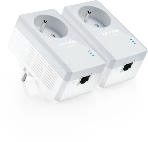 Photo de Adaptateur CPL TP-Link TL-PA4015PKIT HomePlug AV 500 Mbits (pack de 2) + prise intégrée