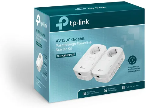 Photo de Adaptateur CPL TP-Link TL-PA8010P AV2 1200 Mbits (pack de 2)