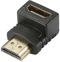 Photo de Adaptateur D2 Diffusion HDMI 2.0 mâle (Type A) vers HDMI femelle (Type A) Coudé à 270° (Noir)