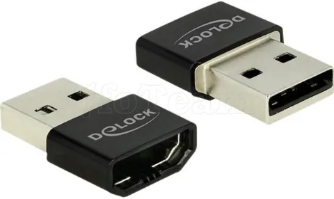 Photo de Adaptateur Delock HDMI femelle 1.4 vers USB mâle Type A