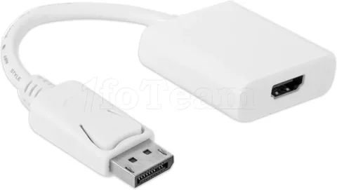Photo de Adaptateur Gembird DisplayPort mâle 1.1 vers HDMI femelle 10cm (Blanc)