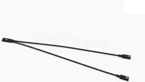 Photo de Adaptateur I-Tec USB-C vers 2x USB-C 30cm M/F (Noir)