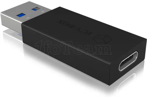 Photo de Adaptateur Icy Box USB 3.0 Type C Femelle vers USB A Mâle