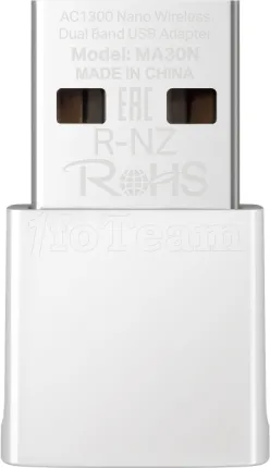 Photo de Adaptateur Mercusys MA30N Nano USB WiFi 2,4G/5G (Blanc)