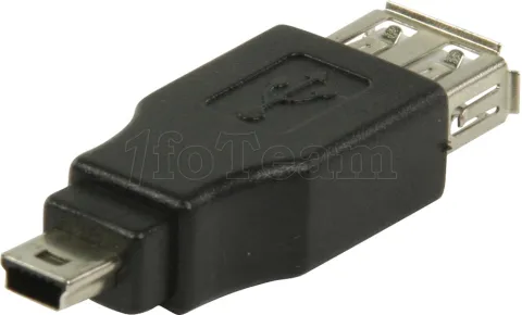 Photo de Adaptateur mini USB mâle vers USB femelle