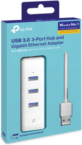 Photo de Adaptateur RJ45 / USB-A 3.0 TP-Link UE330 (Blanc)