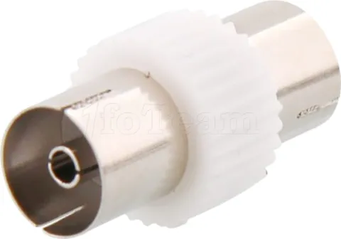 Photo de Adaptateur T'nB Coaxial 9.5mm vers 9mm F/F (Blanc)