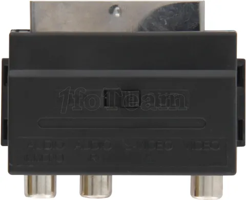 Photo de Adaptateur T'nB Péritel mâle vers 3x RCA femelle (Noir)