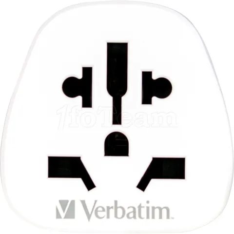 Photo de Adaptateur universel de voyage Verbatim (Blanc)