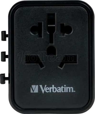 Photo de Adaptateur universel de voyage Verbatim UTA-02 20W (Noir)