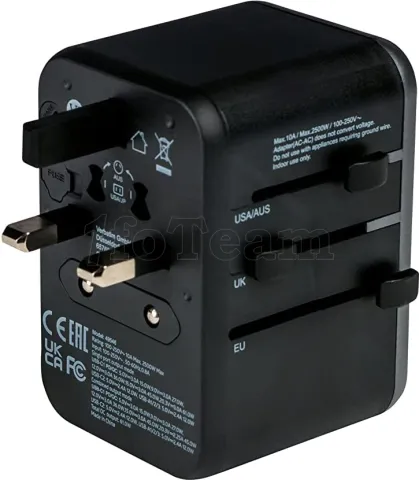 Photo de Adaptateur universel de voyage Verbatim UTA-04 61W (Noir)