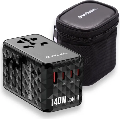 Photo de Adaptateur universel de voyage Verbatim UTA-10 140W (Noir)