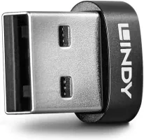 Photo de Adaptateur USB 2.0 Type C Lindy vers USB Type A (Noir)