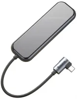 Photo de Adaptateur USB 3.0 Type C Baseus Harmonica vers HDMI, USB Type A/C (Gris)