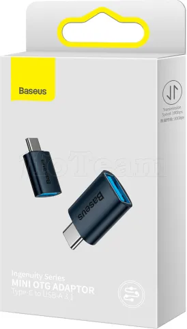 Photo de Adaptateur USB 3.0 Type C Baseus Ingenuity vers USB Type A (Noir)