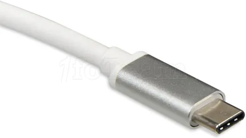Photo de Adaptateur USB 3.0 Type C IBox vers USB A, HDMI et USB C (Argent)