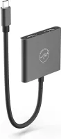 Photo de Adaptateur USB 3.0 Type C Mobility Lab vers HDMI, USB Type C et A (Gris)