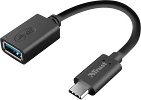 Photo de Adaptateur USB 3.0 Type C Trust vers USB Type A M/F (Noir)