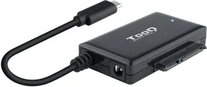 Photo de Adaptateur USB-C 3.1 TooQ TQHDA-02C vers S-ATA avec alimentation