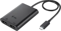 Photo de Adaptateur USB-C I-Tec vers 2x HDMI (Noir)