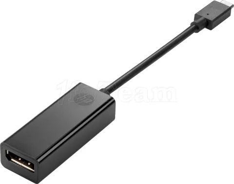 Photo de Adaptateur USB Type C HP vers DisplayPort (Noir)