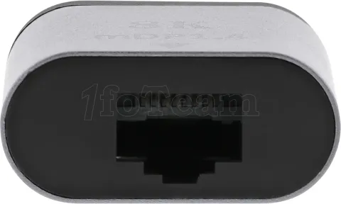 Photo de Adaptateur USB Type C T'nB iClick vers RJ45 4K Ultra HD (Argent)