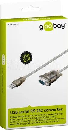 Photo de Adaptateur USB vers Série Goobay