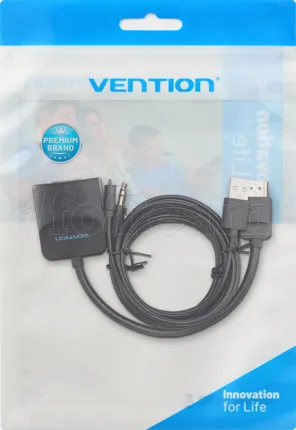 Photo de Adaptateur Vention HDMI mâle vers VGA femelle 15cm (Noir)