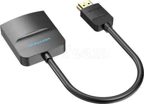Photo de Adaptateur Vention  HDMI mâle vers VGA femelle 15cm (Noir)