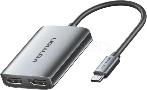 Photo de Adaptateur Vention USB-C mâle vers 2 x HDMI femelle 0.15m (Gris)