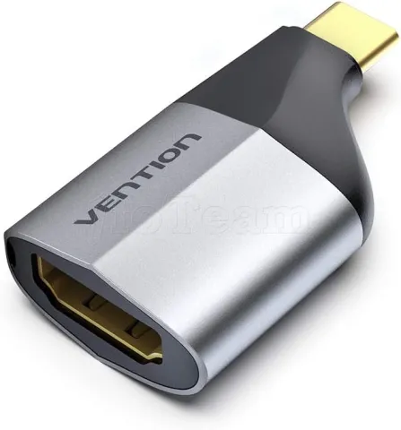 Photo de Adaptateur Vention USB-C mâle vers HDMI femelle (Gris)