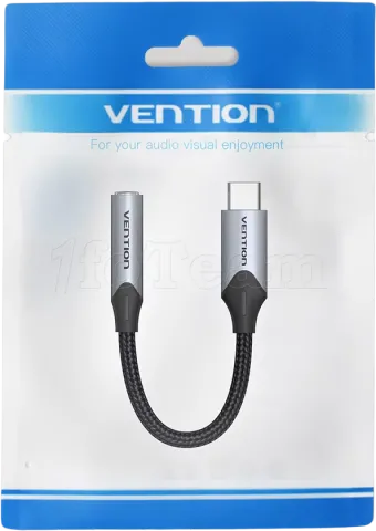 Photo de Adapteur Vention  USB-C vers Jack 3.5mm 0.1m (Noir)