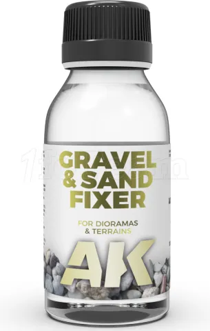 Photo de Ak Interactive Battle Grounds - Gravel & Sand Fixer (100 ml)