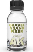 Photo de Ak Interactive Battle Grounds - Gravel & Sand Fixer (100 ml)