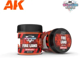 Photo de Ak Interactive Battle Grounds - Texture Fire Land (100 ml)