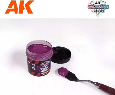 Photo de Ak Interactive Battle Grounds - Texture Sorcery Ground (100 ml)