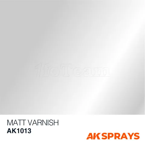 Photo de Ak Interactive Bombe sous-couche - Aérosol Matt Varnish (400mL) (2 Buses incluses)