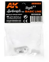 Photo de Ak Interactive - Buse pour Aerographe Ak Basic/Top Line 0.3