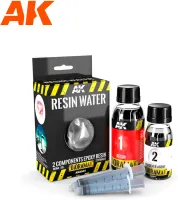 Photo de Ak Interactive Dioramas - Resine Eau (Epoxy 2 Composants) (180 ml)