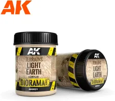 Photo de Ak Interactive Dioramas - Terrains Light Earth (250 ml) (Base Acrylique)